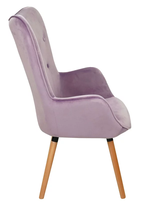 Čalúnené kreslo COZY fialová