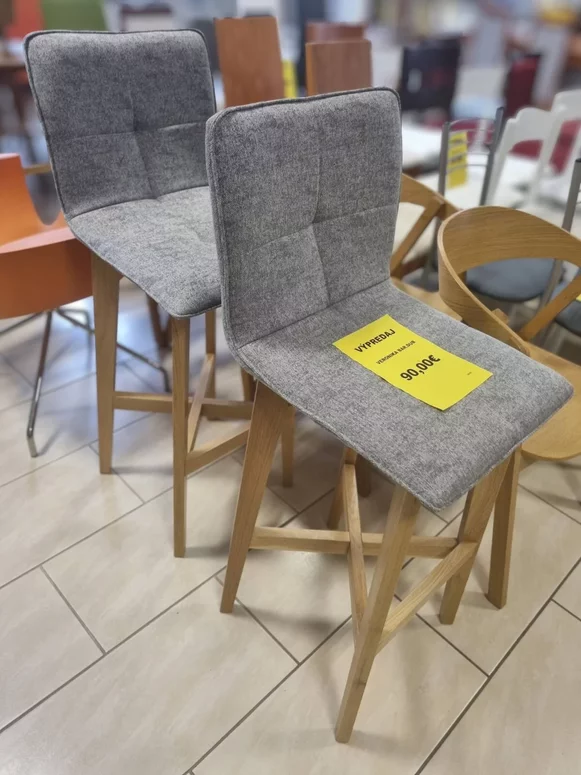 Jedálenská barová stolička VERONIKA BAR. DUB 1