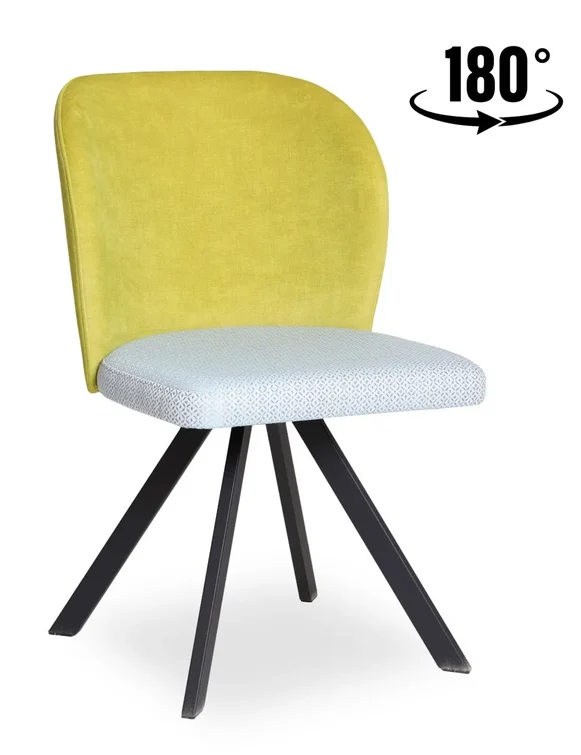 Jedálenská stolička NEVE KOV OTOČNÁ