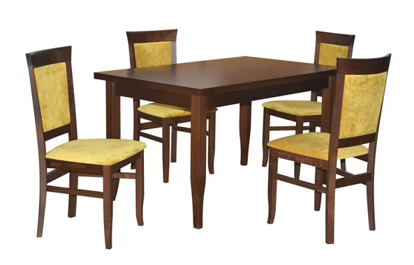 Jedálenský set D106 + Stôl MILANO 140 x 85 cm