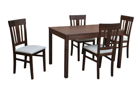 Jedálenský set D111 + Stôl BERGAMO 120 x 80 cm