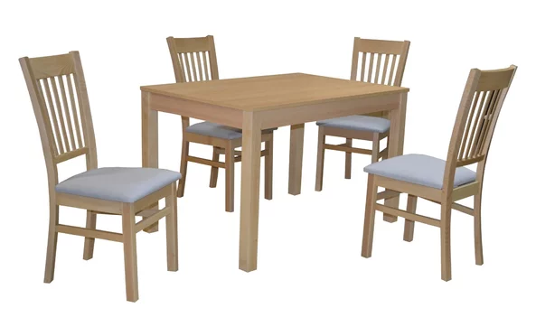 Jedálenský set D116 + Stôl MONZA 120x 80 cm