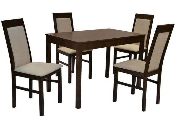 Jedálenský set D127 + Stôl JUMBO 110 x 68 cm