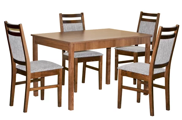Jedálenský set D3237 + Stôl BERGAMO 120 x 80 cm