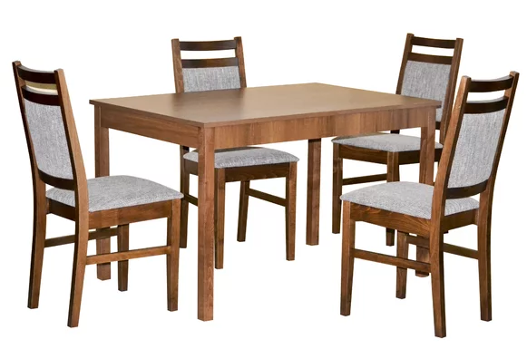 Jedálenský set D3237 + Stôl BERGAMO 120 x 80 cm