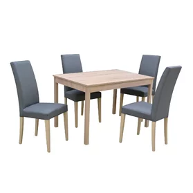 Jedálenský set DENVER Bardolino + Stôl BERGAMO Bardolino 120 x 80 cm