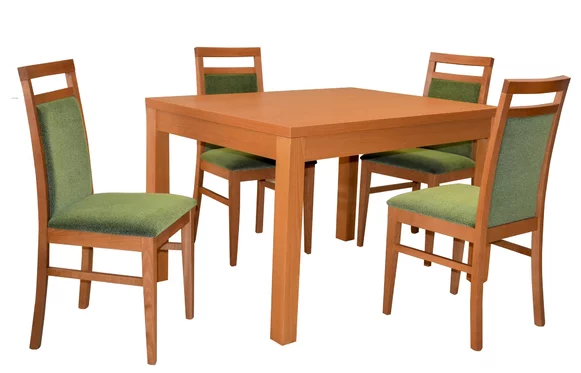 Jedálenský set ELTON + Stôl KETTY 155 x 90 cm
