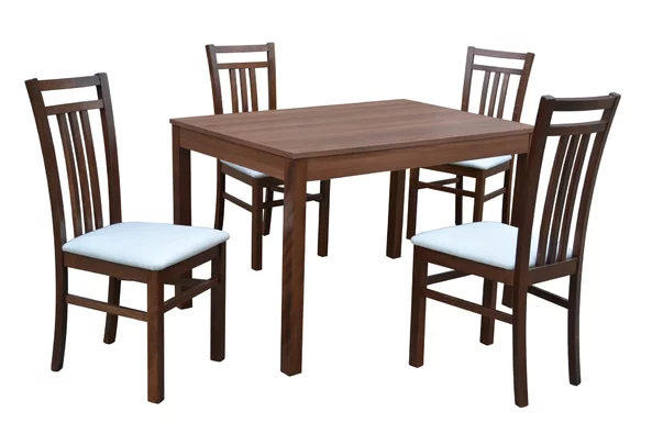 Jedálenský set GABON + Stôl Rimini 120 x 80/ +40 cm