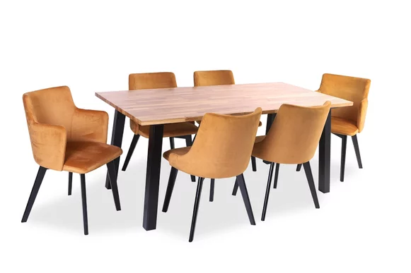 Jedálenský set MAJA + Stôl CAPRI 180 x 90 cm