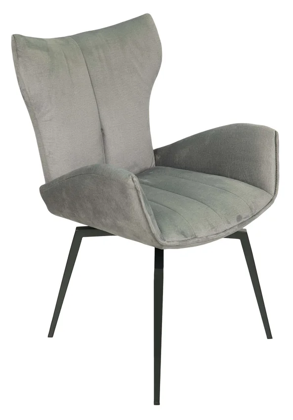 Kovová stolička M UFO ŠEDÁ