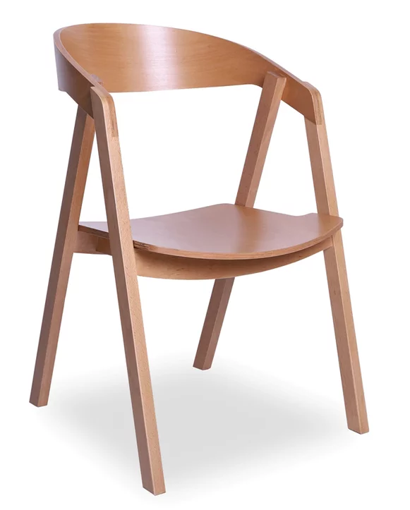 Stohovateľná stolička GURU/L BUK