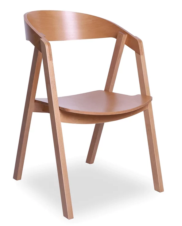 Stohovateľná stolička GURU/L BUK